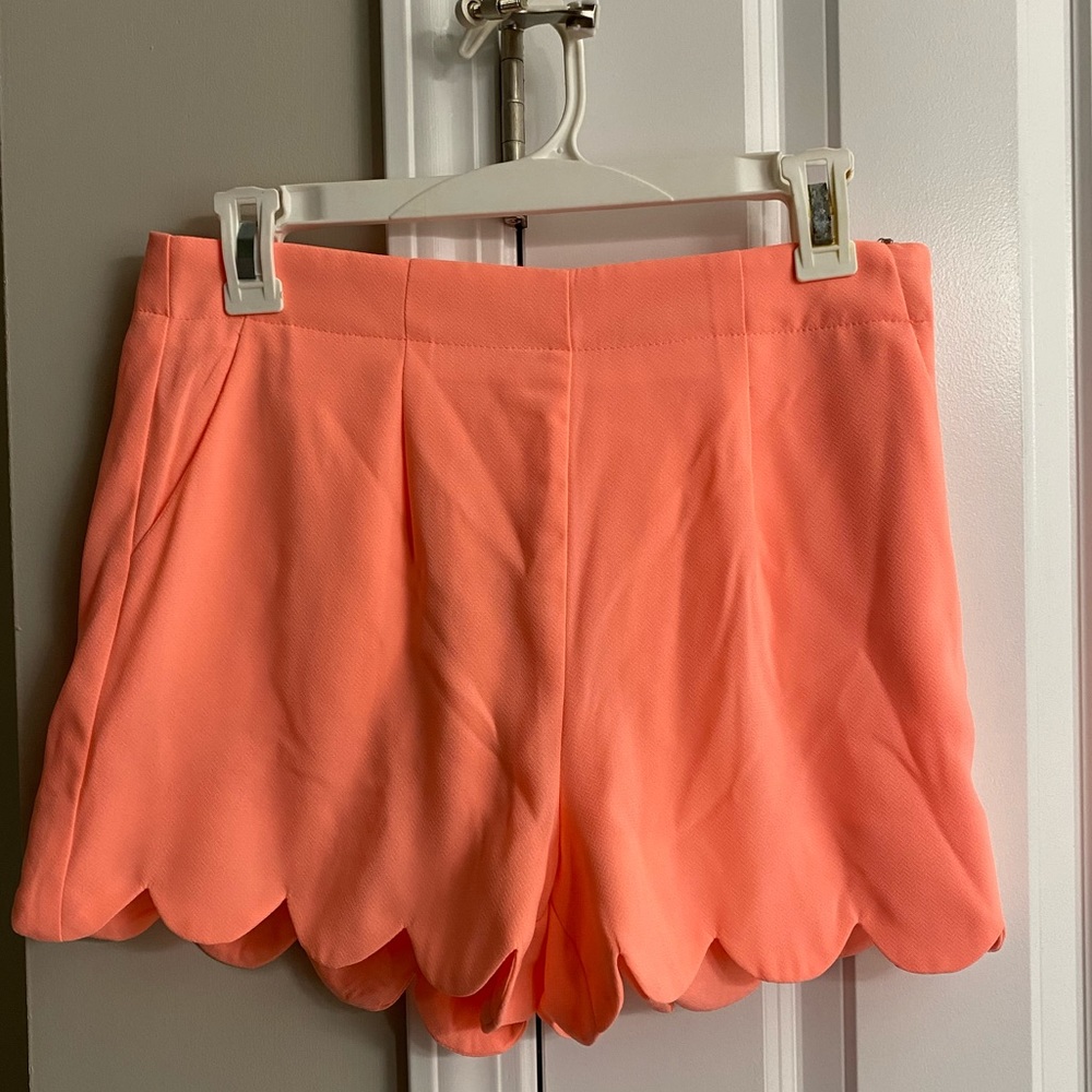 Coral Scallop shorts